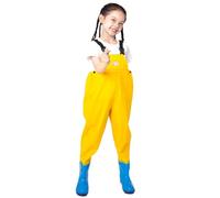 Pantalon en Denim Fille-Cuissardes De PêChe pour Enfants, GarçOns Et Filles, avec Poche, ImperméAbles, pour La Chasse Et La PêChe, avec Bottes