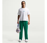 Pantalon en Fleece à ourlet ouvert Nike Club pour homme Malachite/Malachite/Blanc S