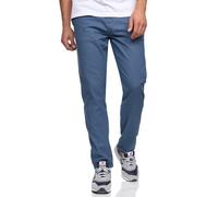 Indicode Hommes Bryne Pants | Pantalon en Coton et Lin DK Denim L