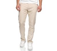 Indicode Hommes Bryne Pants | Pantalon en Coton et Lin Fog M