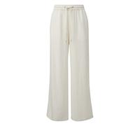 Pantalon en lin mélangé femme QS Blanc 44x32