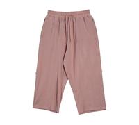 Pantalon en Lin pour Homme Été Automne Lâche Pantalons en Lin Décontracté Taille Elastique Léger De Coton Coupe Ample Décontracté Vêtements Confortables pour Tous Les Jours