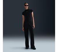 Pantalon en maille coupe slim à taille mi-haute Nike Windrunner pour femme Noir/Noir/Blanc XXL (FR 54-56)