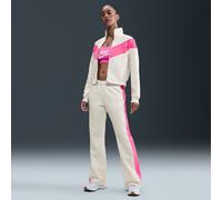 Pantalon en maille coupe slim à taille mi-haute Nike Windrunner pour femme Sail/Playful Pink/Sail XS (FR 34-36)