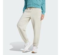 adidas - Women's Essentials Linear French Terry Cuffed Pant - Pantalon de jogging - XS - wonder alumina / white