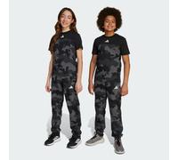 adidas Unisex Kinder Seasonal Essentials Camo Fleece Pant Juniors, Black/White, 11-12 Years