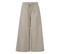 Pantalon en seersucker avec taille Ã©lastique femme s.Oliver Beige 44