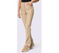 Pantalon en synthétique imitation cuir souple - Creation L - beige BEIGE 38
