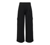 Pantalon en Toile pour Femme JDY, Élégante Culotte Taille Haute, Pantalon Marlène JDYGEGGO, Couleurs:Noir, Taille:XS / 32L, Longueur de Jambe:L32