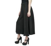 Pantalon en toile Rockabilly de Hell Bunny - Jupe-Culotte Murphy - L à XXL - pour Femme - noir L
