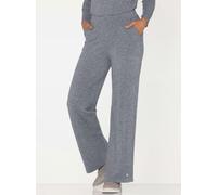 Pantalon en tricot mélange mérinos/cachemire - CREATION L PREMIUM - bleu fumée-gris pierre chiné BLEU FUMÉE-GRIS PIERRE CHINÉ 21