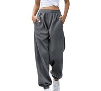 Pantalon en Velours côtelé Halara pour Femme - Pantalon Cargo Large et Long avec Cordon de Serrage - Pantalon Bouffant Droit - Taille élastique - Pantalon fuselé - Pantalon - Pantalon en Corduroy uni