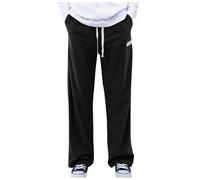 Pantalon En Velours Côtelé Pour Hommes, Couleur Unie, Cordon De Serrage, Jambes Larges, Décontracté, Tendance D'affaires, Confortable, Ample Portefeuilles Hommes,Pantalon Baggy Homme (Black, XXXL)