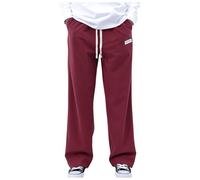 Pantalon En Velours Côtelé Pour Hommes, Couleur Unie, Cordon De Serrage, Jambes Larges, Décontracté, Tendance D'affaires, Confortable, Ample Portefeuilles Hommes，Pantalon Baggy Homme (Red, XL)