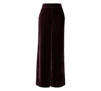Pantalon en velours coupe dÃ©contractÃ©e avec taille Ã©lastique et jambes larges femme s.Oliver Violet 48