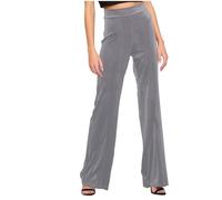 Pantalon en Velours Femme Pantalon éVasé, Bas De Survetement Grande Taille Couleur Unie TempéRament éLéGant DéContractéS Confortable avec Poches Classique Polyvalent