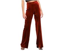 Pantalon en Velours Femme Pantalon éVasé - Bas De Survetement Grande Taille Couleur Unie TempéRament éLéGant DéContractéS Confortable avec Poches Classique Polyvalent
