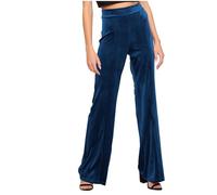 Pantalon en Velours Femme Pantalon éVasé - Bas De Survetement Grande Taille Couleur Unie TempéRament éLéGant DéContractéS Confortable avec Poches Classique Polyvalent
