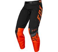 Pantalon enfant FOX 360 DIER YOUTH noir-orange fluo 22