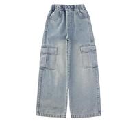 Pantalon Enfant Garcon 3 Ans - S Élégant pour S Jeux De Tous Les Jours S Droits Brodés Préadolescentes De 6 À 15 Ans Parfaits Sorties Et Activités Décontractées (Blue 11-12 Years)