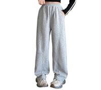 Pantalon Enfant, Pantalons Droits Amples et décontractés pour garçons et Filles de Taille Moyenne et Grande (4 à 13 Ans)