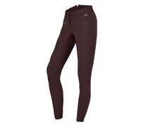 Pantalon équitation de concours full grip taille haute en sillicone femme ELT Hella Marron 46