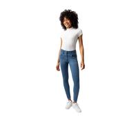 Pantalon équitation en denim full grip femme Horze Carolyn Bleu 44