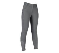Pantalon équitation en silicone mid grip femme HKM Ari Gris 46