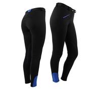 Pantalon équitation femme QHP - noir/bleu - 46 40