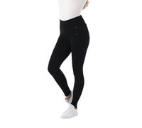 Pantalon EQUITHÈME Dolomyt avec fond intégral noir 10 ans enfant