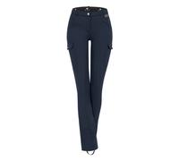 Pantalon équitation full grip cargo femme ELT Micro Jodhpur Bleu 48