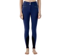 Pantalon équitation full grip femme Equiline Crystalef Bleu 40