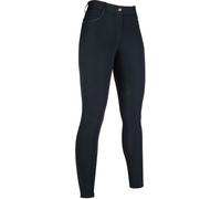 HKM Rosegold Glamour Style Fond 1/1 en Silicone Culottes d'équitation pour Femme Noir/Rose 44