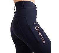 Pantalon équitation full grip femme Montar Michelle Bleu 34