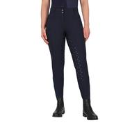 Pantalon équitation full grip femme QHP Aubree Bleu 38
