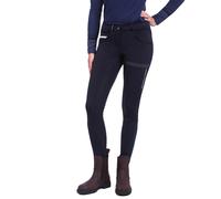 Pantalon équitation full grip femme QHP Emma Bleu 42