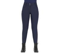 Pantalon équitation full grip femme QHP Lymee Bleu 42