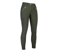 Pantalon équitation full grip fille HKM Lia High Waist Vert 13/14 ans