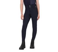 Pantalon équitation full grip fille QHP Aubree Bleu 16 ans