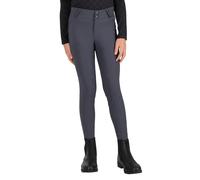 Pantalon équitation full grip fille QHP Livora Gris 14 ans