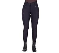 Pantalon équitation full grip QHP Julin Noir 42