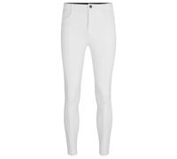 BOSS Pantalon d’équitation en matière power-stretch avec grip aux genoux - Style JAMES KNEE GRIP BREECHES, B1M1302 Blanc L