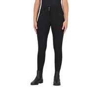 Pantalon équitation mid grip femme QHP Oakleigh Noir 34