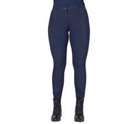 Pantalon équitation mid grip femme QHP Summer Bleu 32
