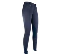 HKM Pantalon d'équitation pour Fille Pantalon de Penny Easy avec basanes - bleu - 146 cm