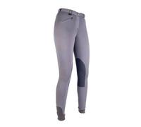 HKM Pantalon d'équitation pour Fille Pantalon de Penny Easy avec basanes - gris - 140 cm
