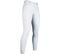 Pantalon équitation mid grip fille HKM Sunshine Blanc 15 ans