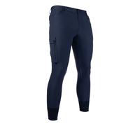 Pantalon équitation mid grip HKM Cargo Bleu 52