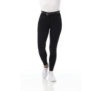 Pantalon EQUITHÈME Safir avec renforts genoux noir-bleu 14 ans