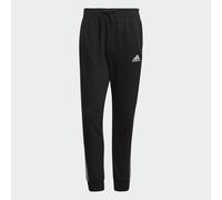 Pantalon Essentials French Terry Tapered Cuff 3-Stripes Black / White S